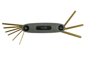 Adrenaline Titanium Nitride Folding SAE Hex Tool Set - Adrenaline
